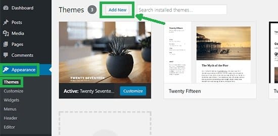 Wordpress-tema-dodavanje