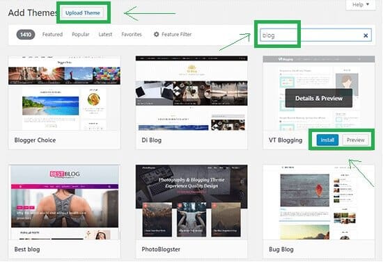 wordpress-instalacija-tema