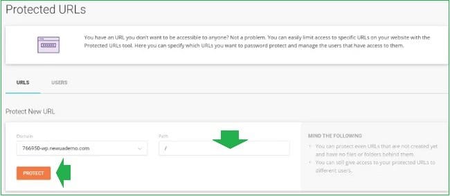 siteground-dashboard-protected-URL