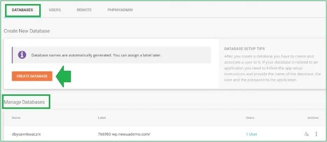 siteground-manage-databases