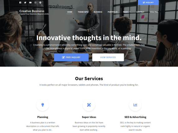 creative-business-besplatna-wordpress-tema-screenshot