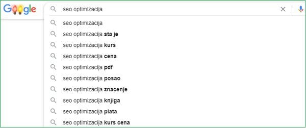 google-predlaze-seo-optimizacija google-predlaze-reči-pretrage